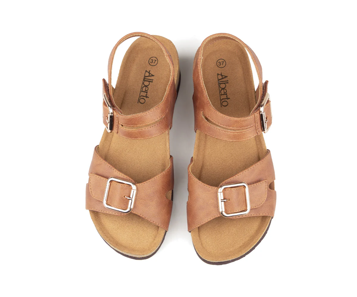 Sandales à talon compensé Alberto pour femmes - ALANDA - Image 7