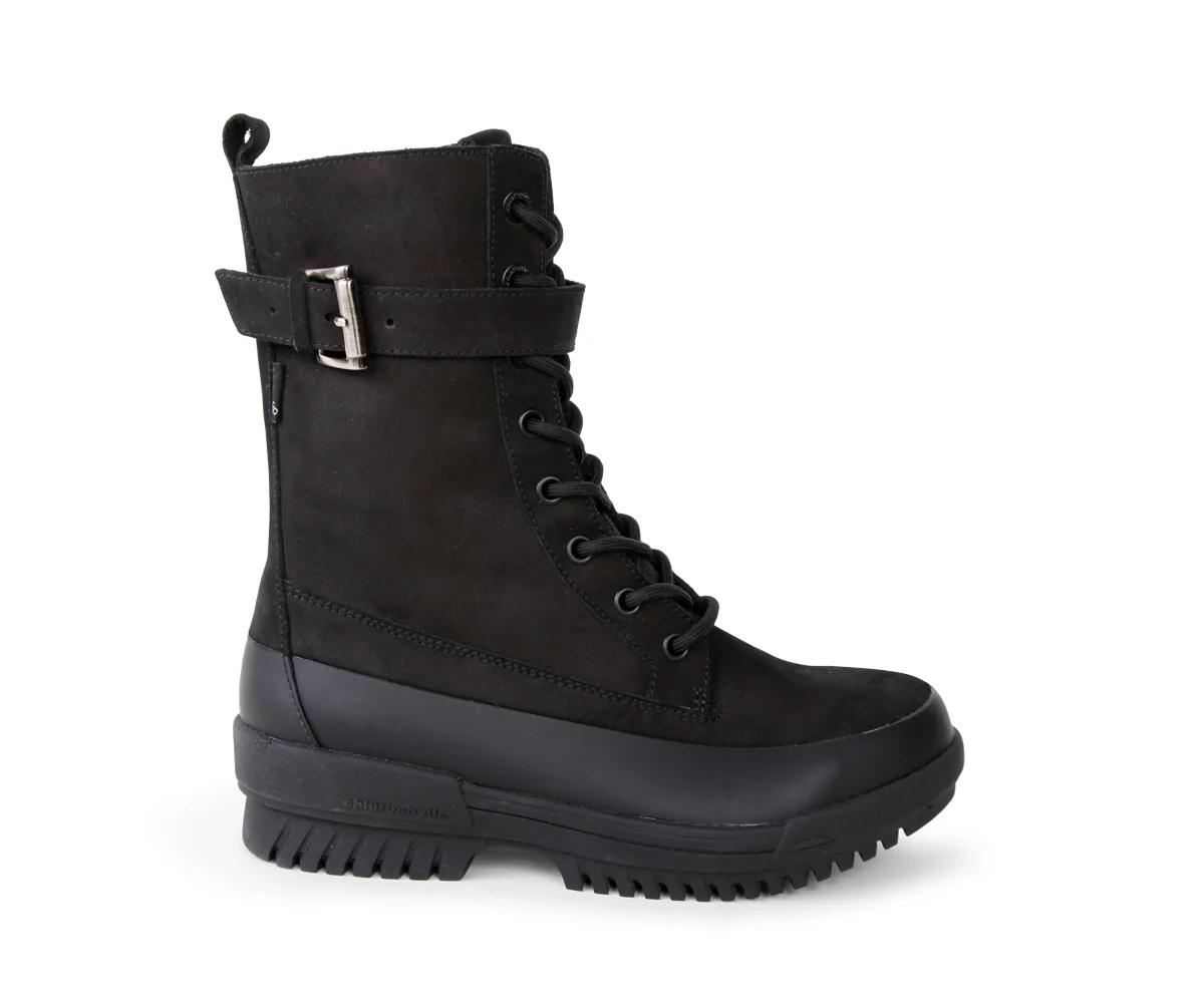 Aubree - Bottes d'hiver noires Chlorophylle pour femmes