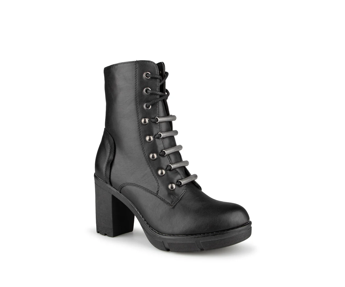 Banana - Bottes noires à talons hauts Alberto pour femmes - Image 2