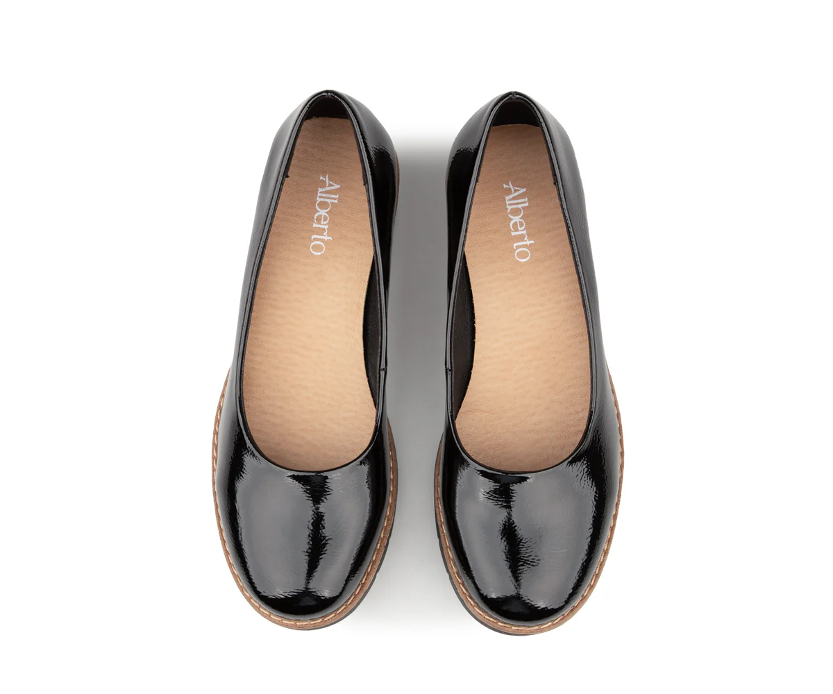 Soulier escarpin noir Alberto pour femmes - BIANCHI - Image 8