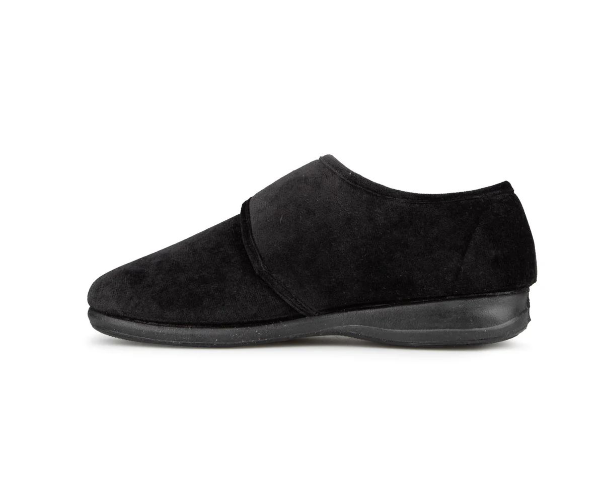 Bravo - Pantoufles noires comfortcare pour hommes - Image 3