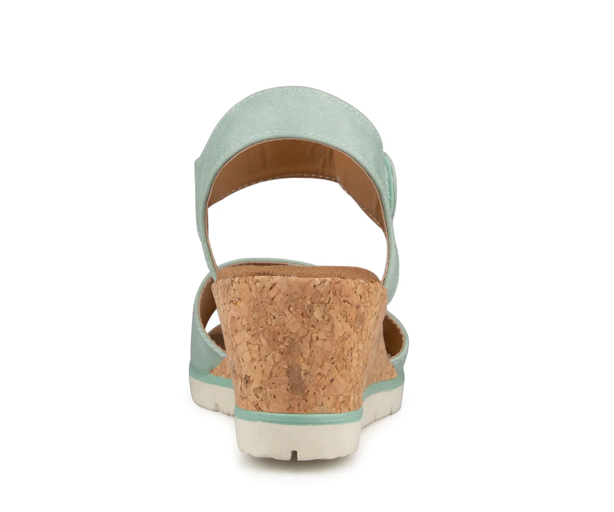 Carambole - Sandales à talon compensé Alberto pour femmes - Image 10
