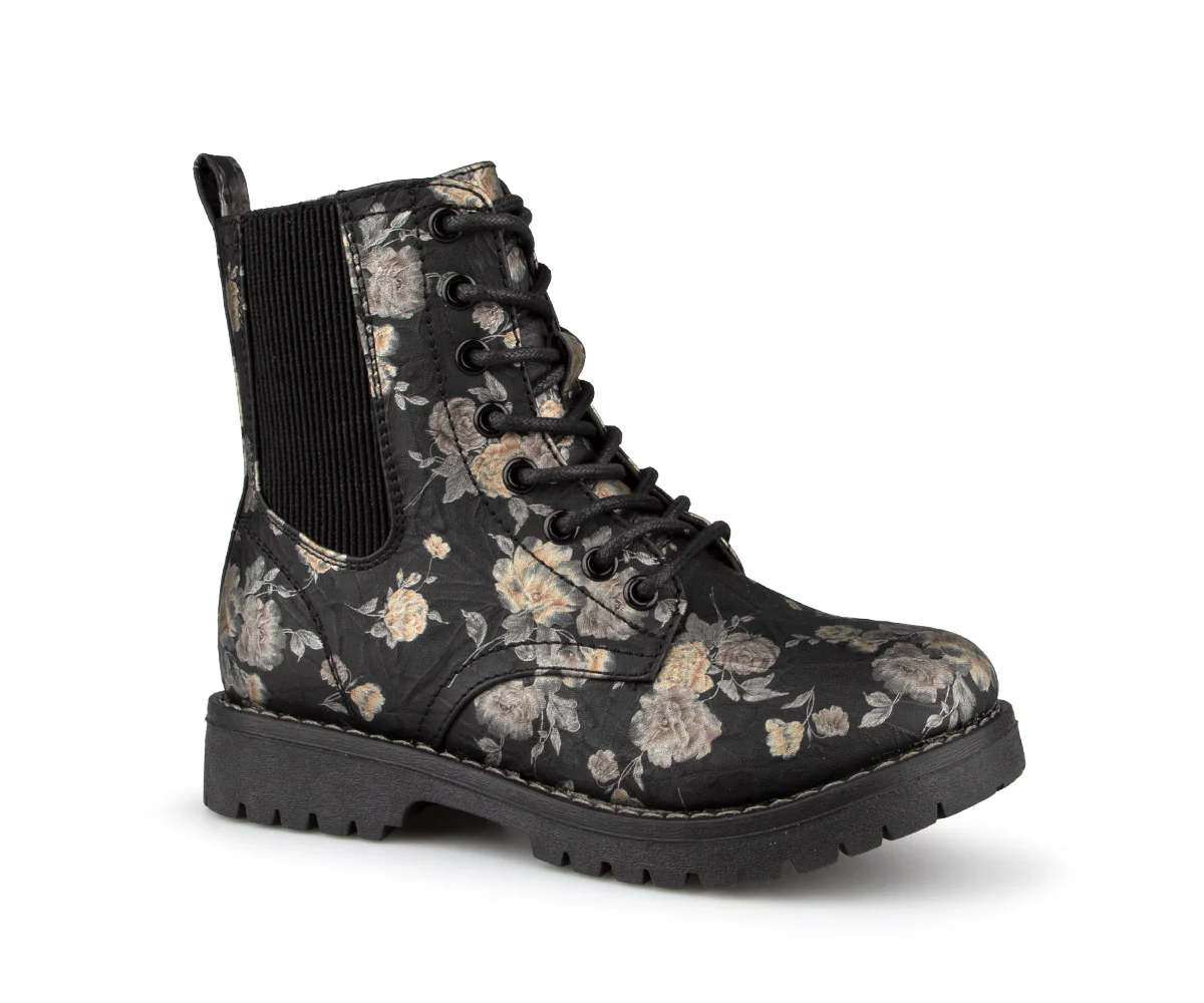 Couscous - Bottillons fleuris Alberto pour filles - Image 2