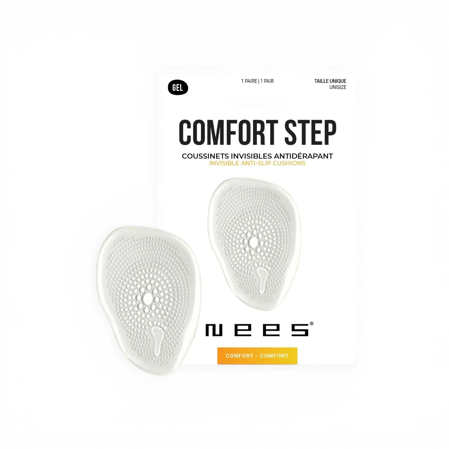 Coussinets antidérapants Nees - GEL INVISIBLE