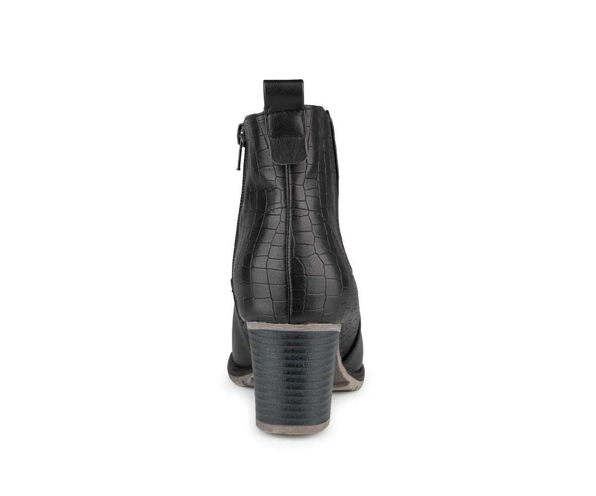 Escorpiao - Bottes courtes noires Alberto pour femmes - Image 5