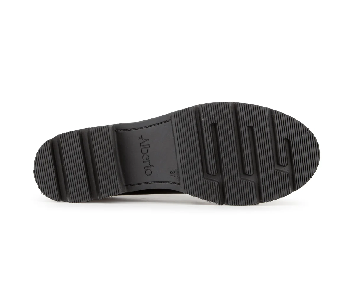 Soulier noir style mocassin Alberto pour femmes - ESPOSITO - Image 5