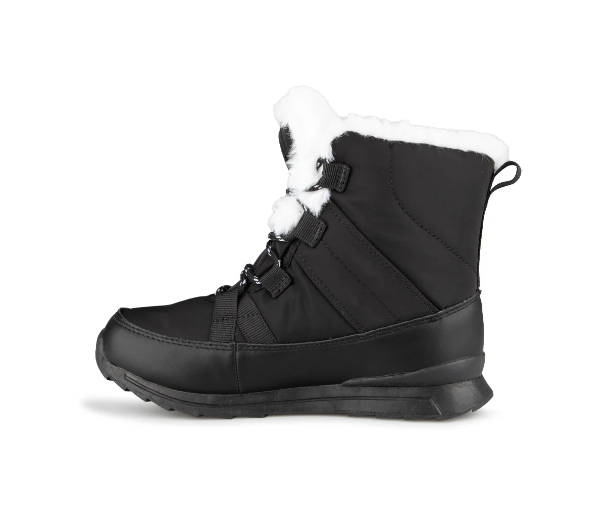 Fujisu - Bottes d'hiver noires Blue Rocky pour filles - Image 3