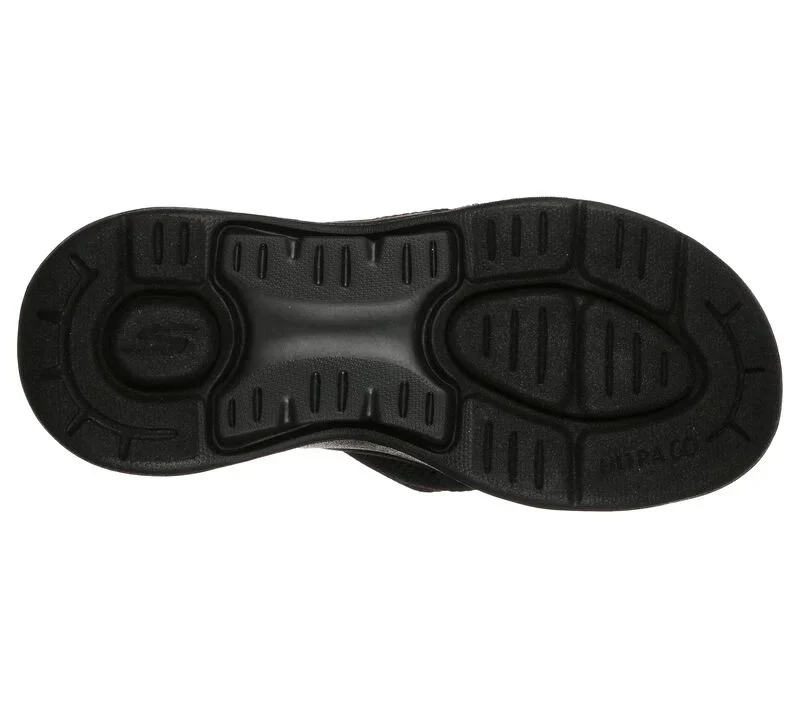 Go walk arch fit - Sandales noires confortables Skechers pour femmes - Image 4
