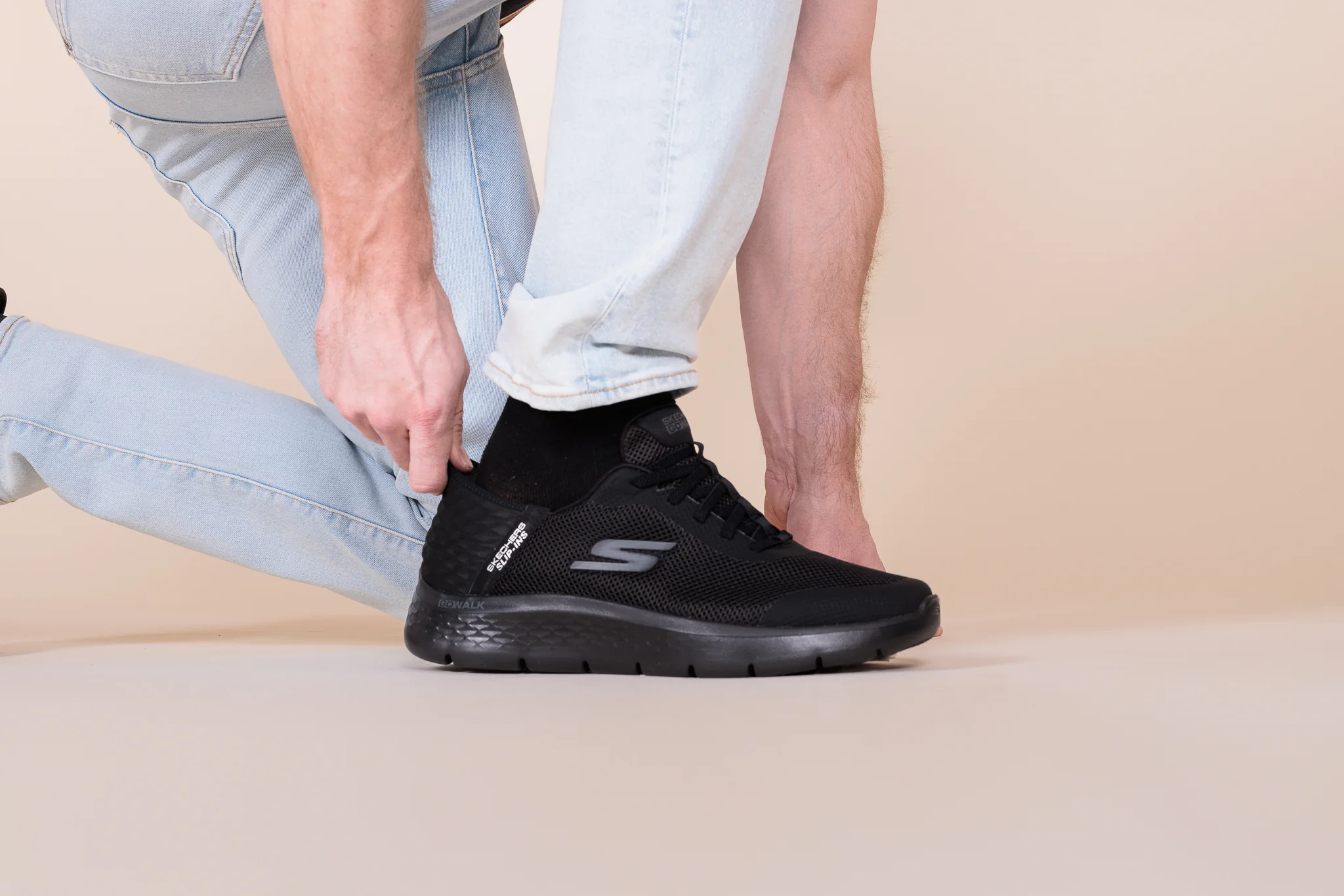 Souliers slip-ins Skechers pour hommes - GO WALK FLEX HANDS UP - Image 3