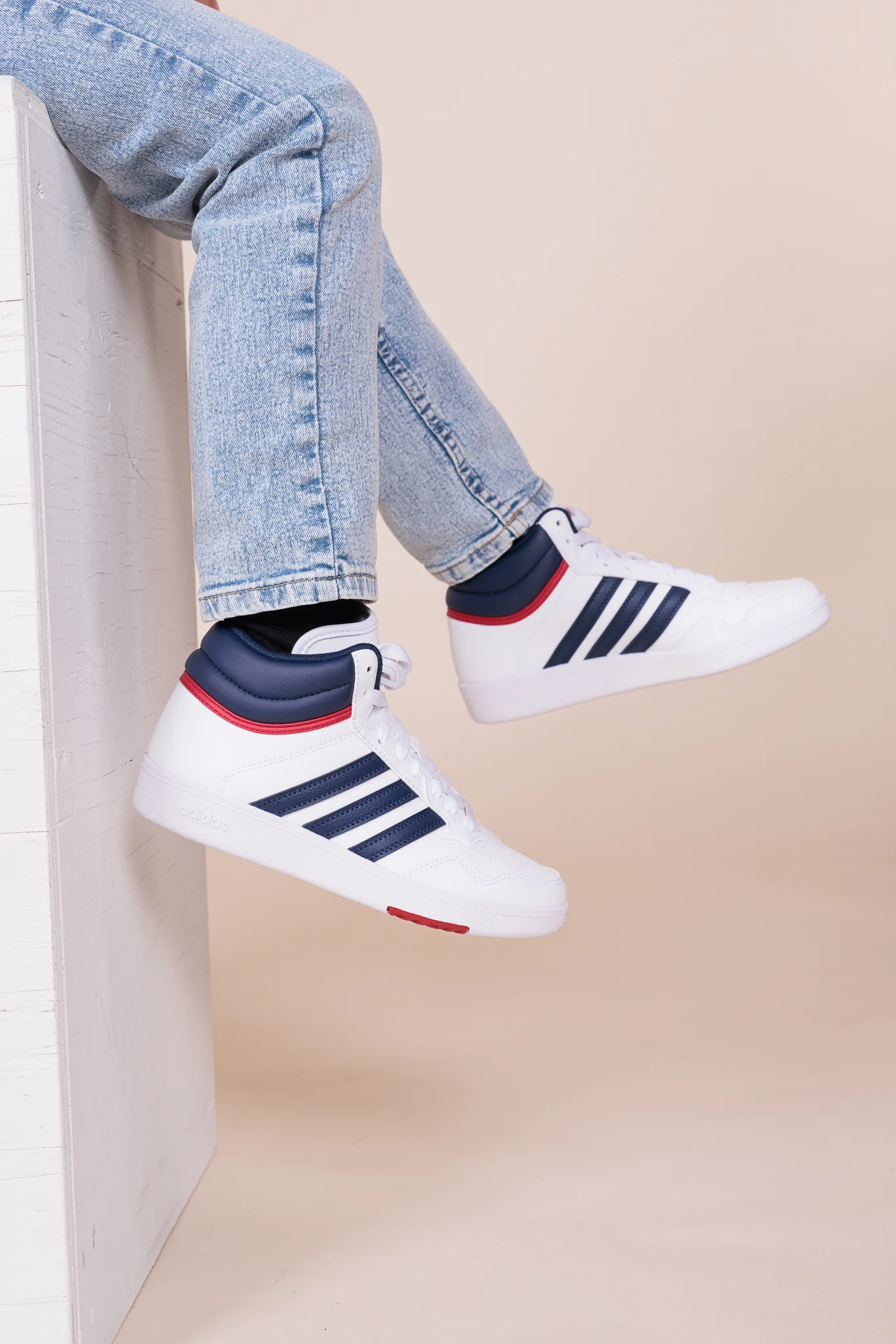 Souliers mi-hauts Adidas pour junior - HOOPS 4.0 MID - Image 3