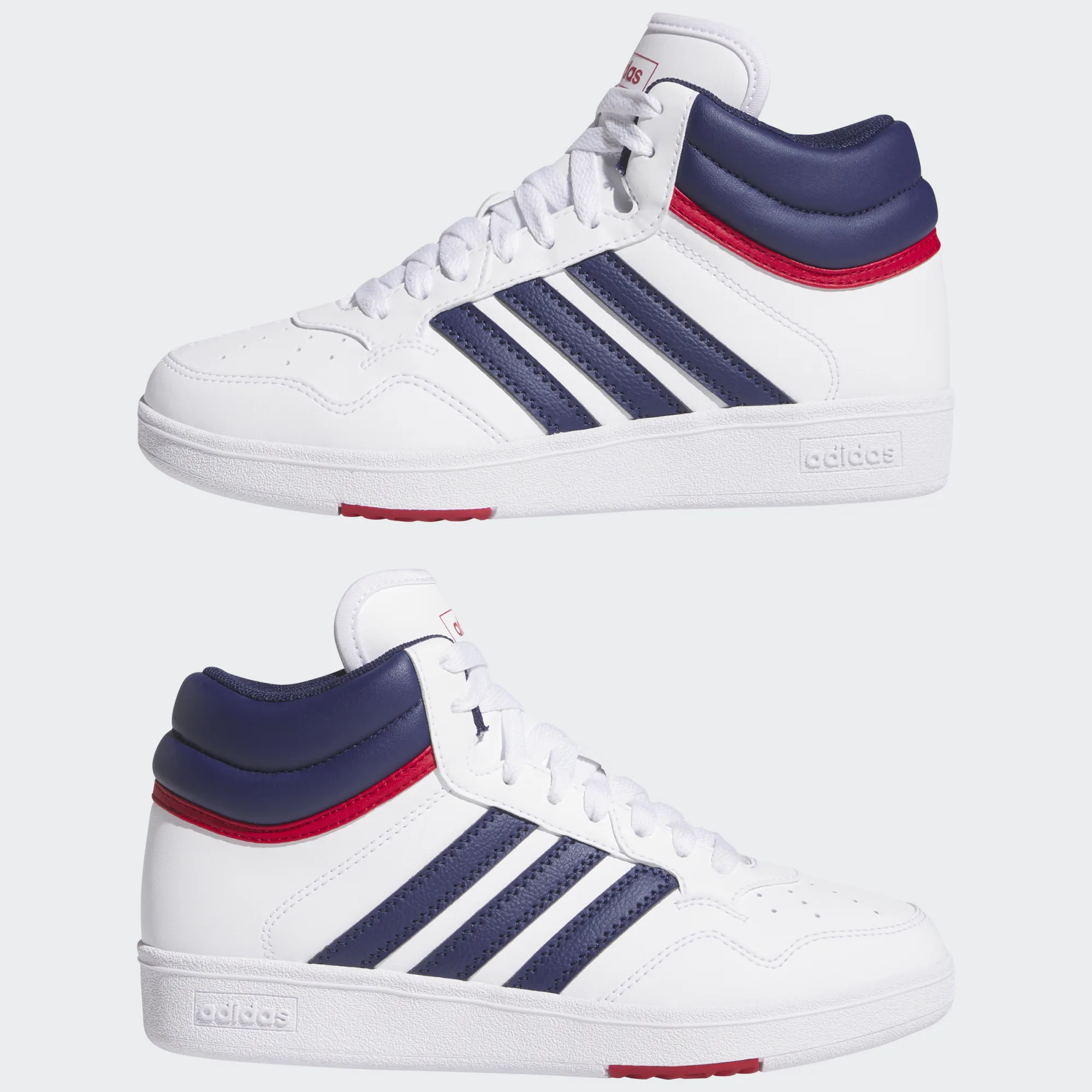 Souliers mi-hauts Adidas pour junior - HOOPS 4.0 MID - Image 9