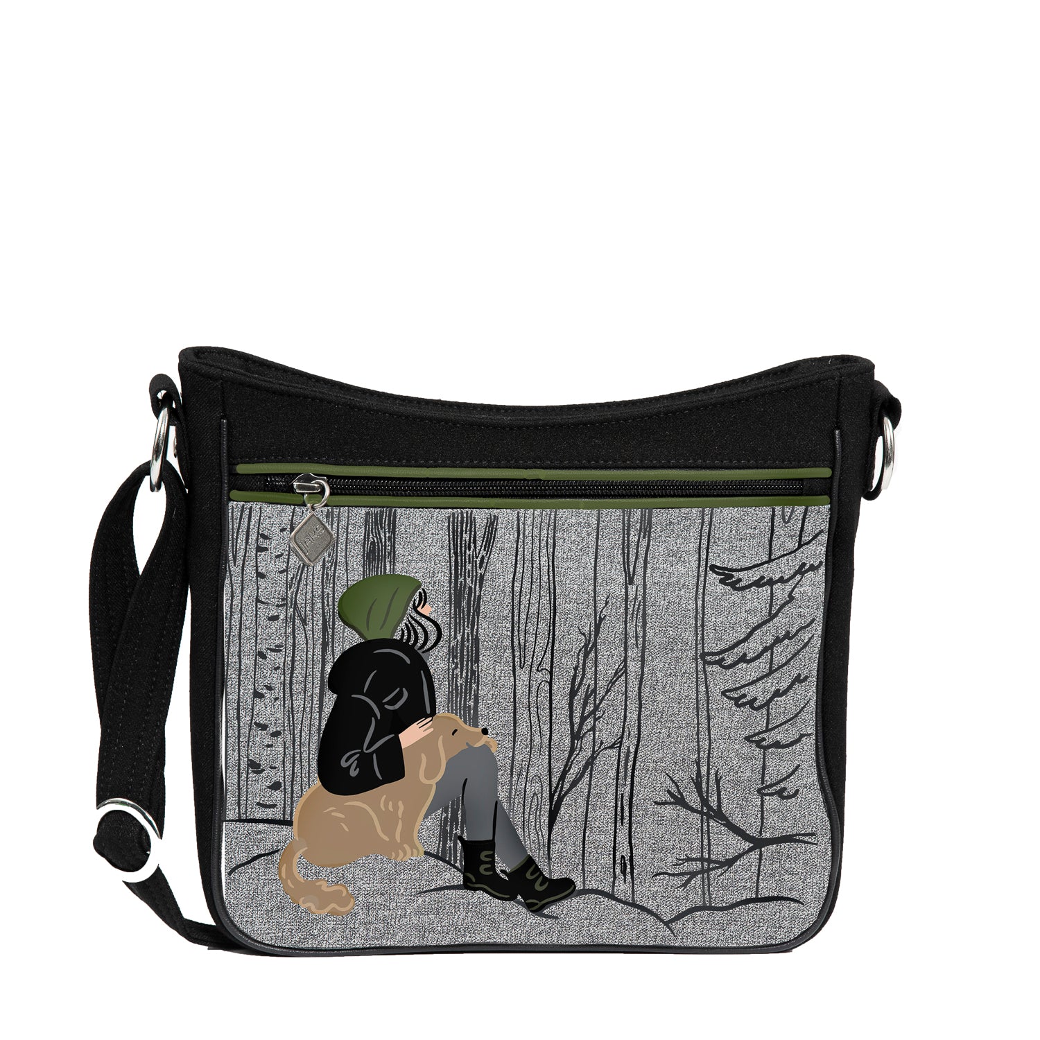 Sac à bandoulière Jak's pour femmes - JAK BOULEAU - Image 3