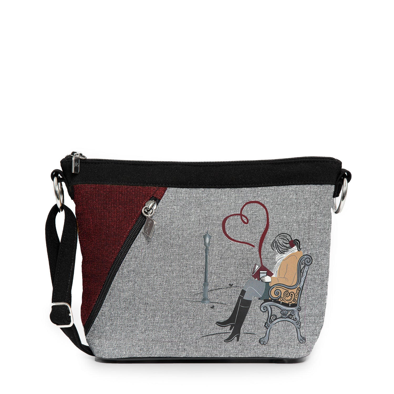 Sac à bandoulière Jak's pour femmes - JAK HIBISCUS