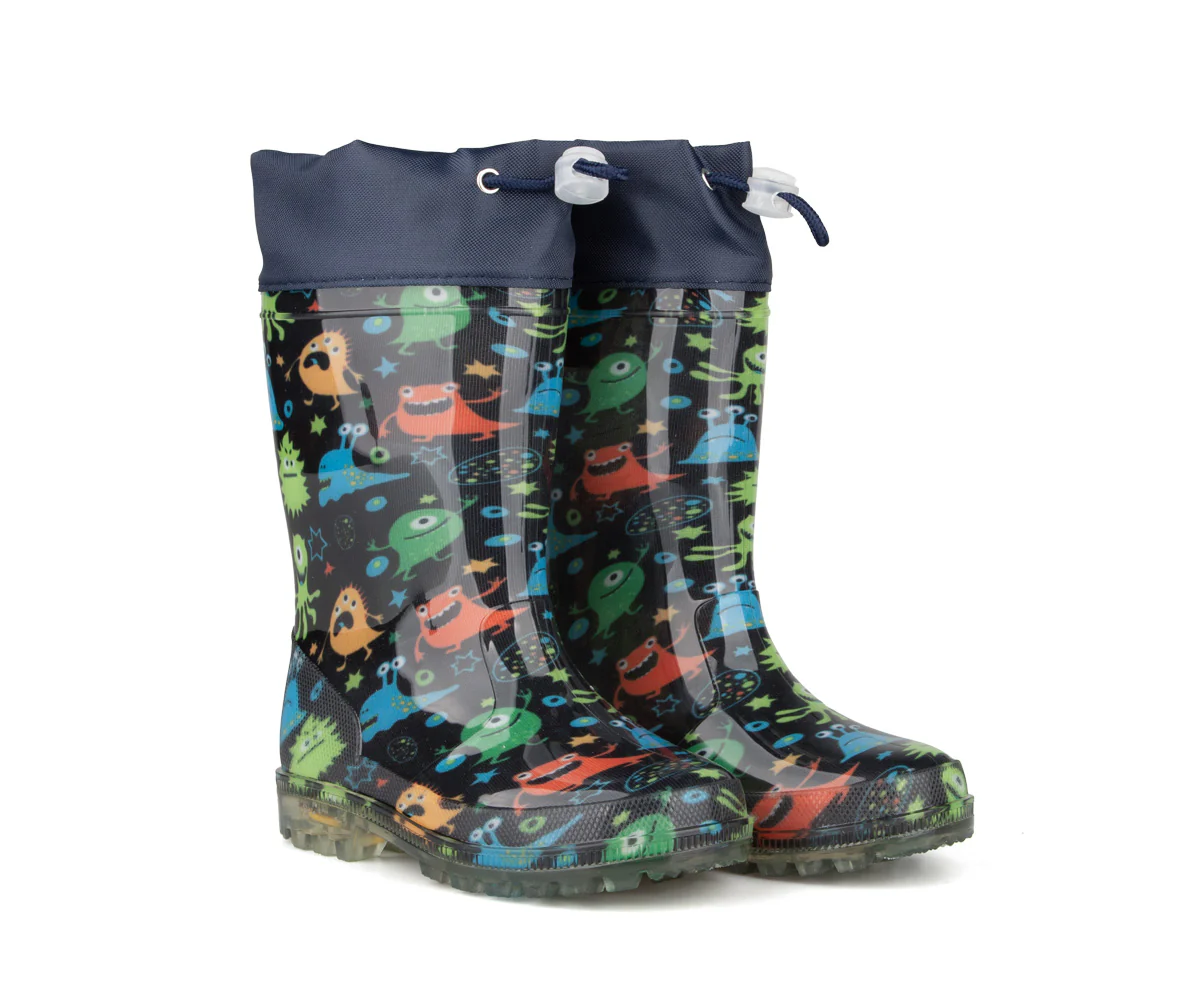 Bottes de pluie Blue Rocky garçons avec lumières – JOOKIBA - Image 6