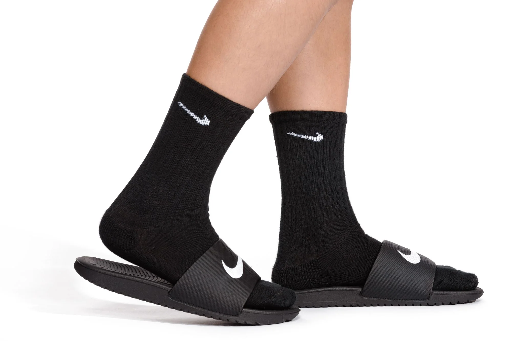 Kawa - Sandales noires Nike pour enfants juniors - Image 11