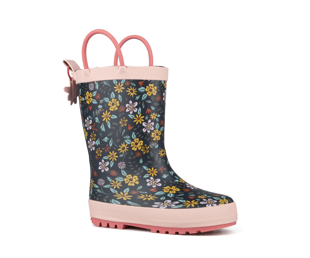 Bottes de pluie Blue Rocky petites filles - LILA