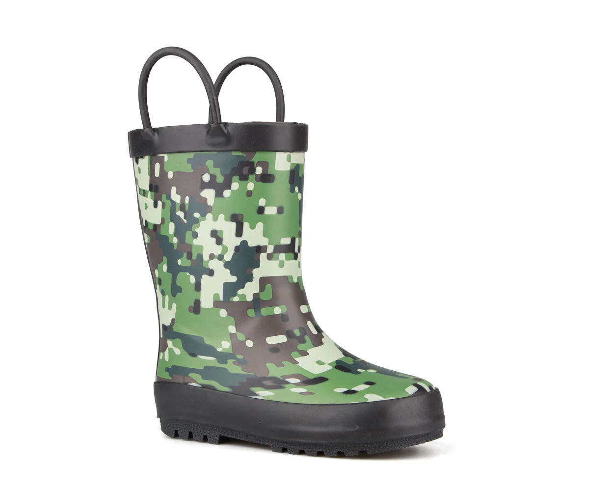 Bottes de pluie Blue Rocky petits garçons motif camouflage – LILE