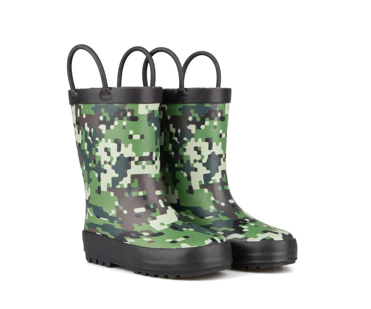 Bottes de pluie Blue Rocky petits garçons motif camouflage – LILE - Image 6