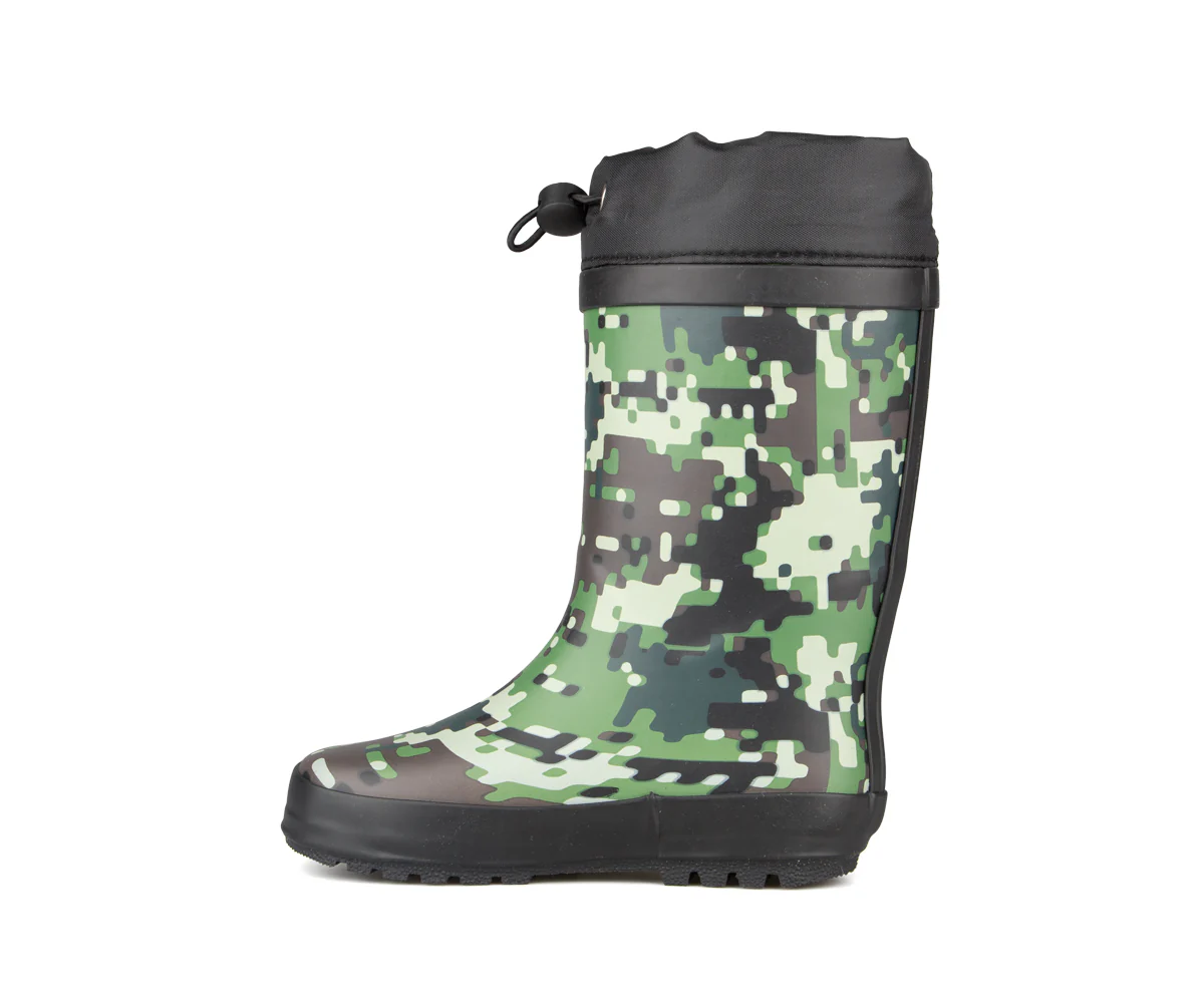 Bottes de pluie Blue Rocky garçons motif camouflage – LILE COLLAR - Image 3