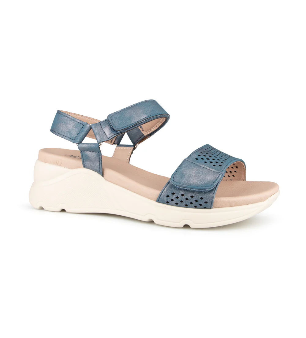 Macadamia - Sandales à talon compensé Alberto pour femmes - Image 6