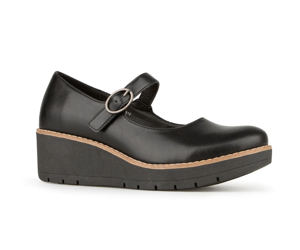 Souliers Mary-Jane noir Alberto pour femmes - MARINO