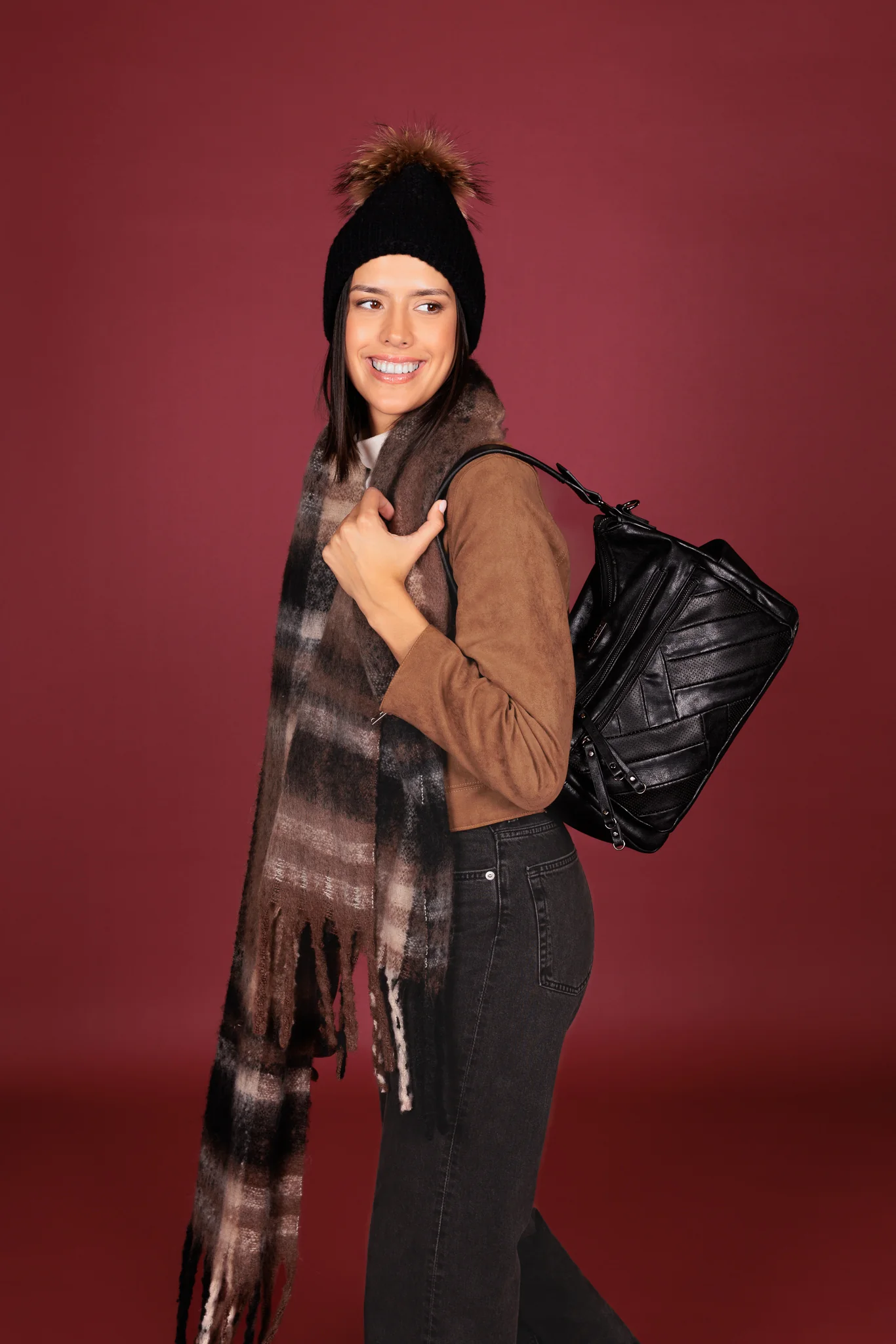 Sac à main hobo Alberto pour femmes - MILKYWAY - Image 3