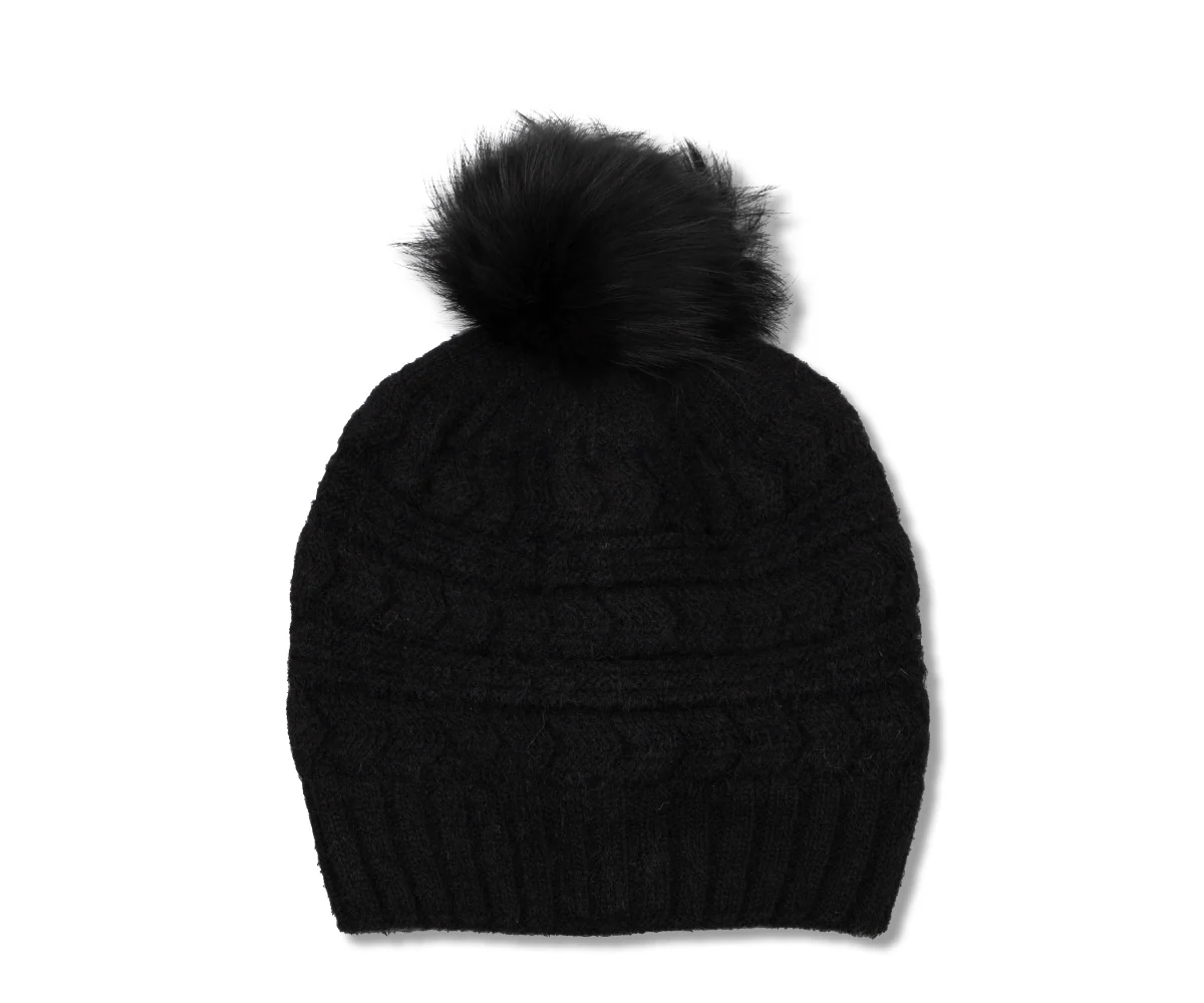Milow - Tuque noire Alberto pour femmes