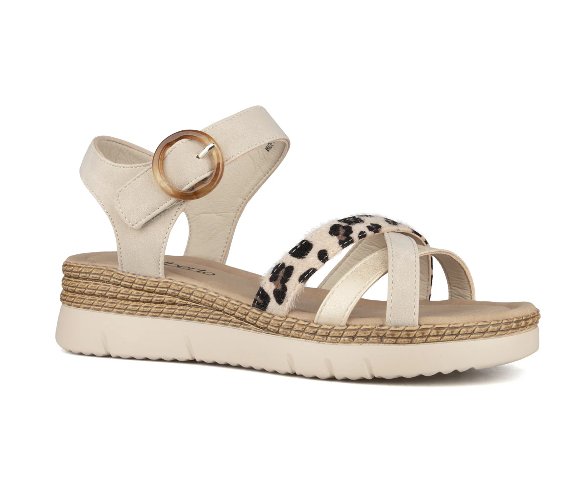 Sandales à fermeture velcro Alberto pour femmes - NEDITH