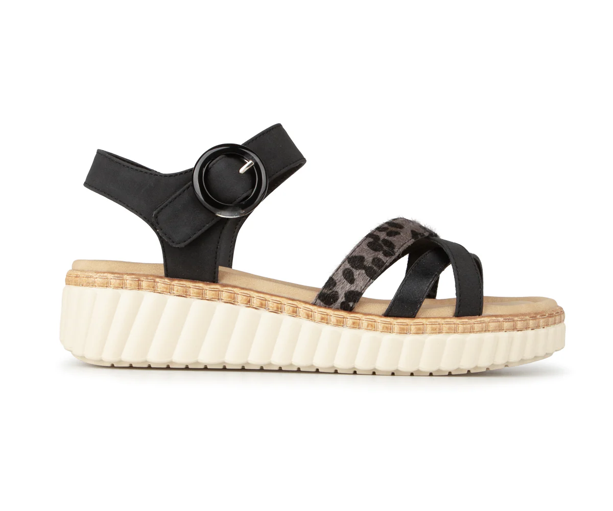 Sandales à fermeture velcro Alberto pour femmes - NEDITH - Image 8