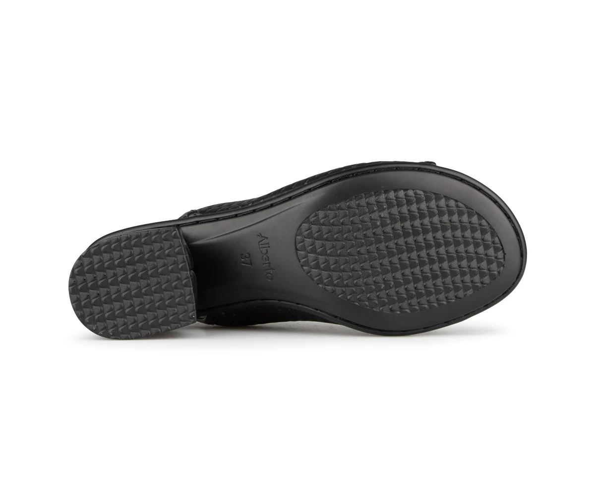 Osprey - Sandales noires à talon Alberto pour femmes - Image 6