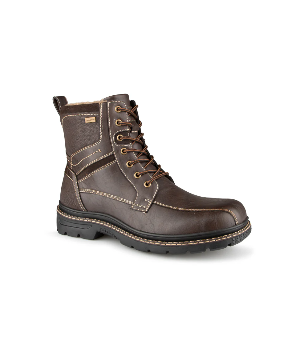 Papagaio - Bottes d'hiver lacées Manathan pour hommes - Image 7