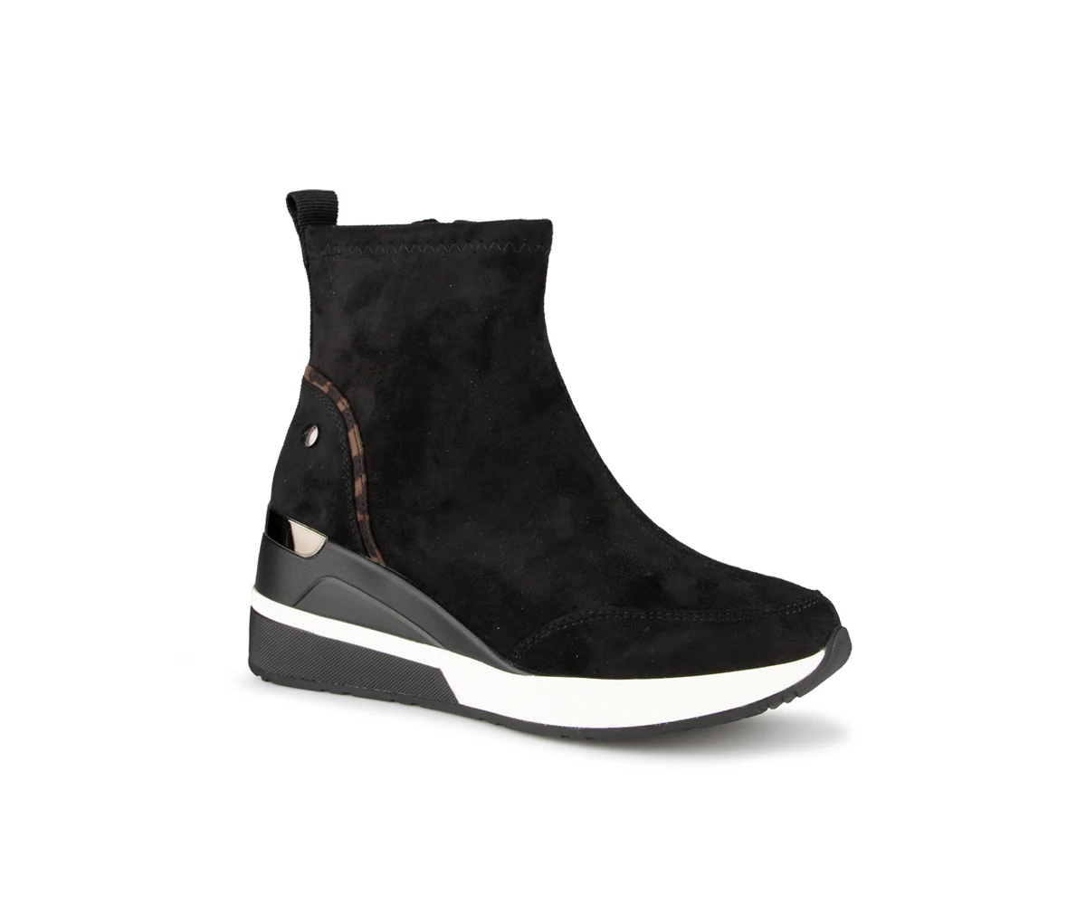 Pessego - Bottillons noirs Alberto pour femmes - Image 2