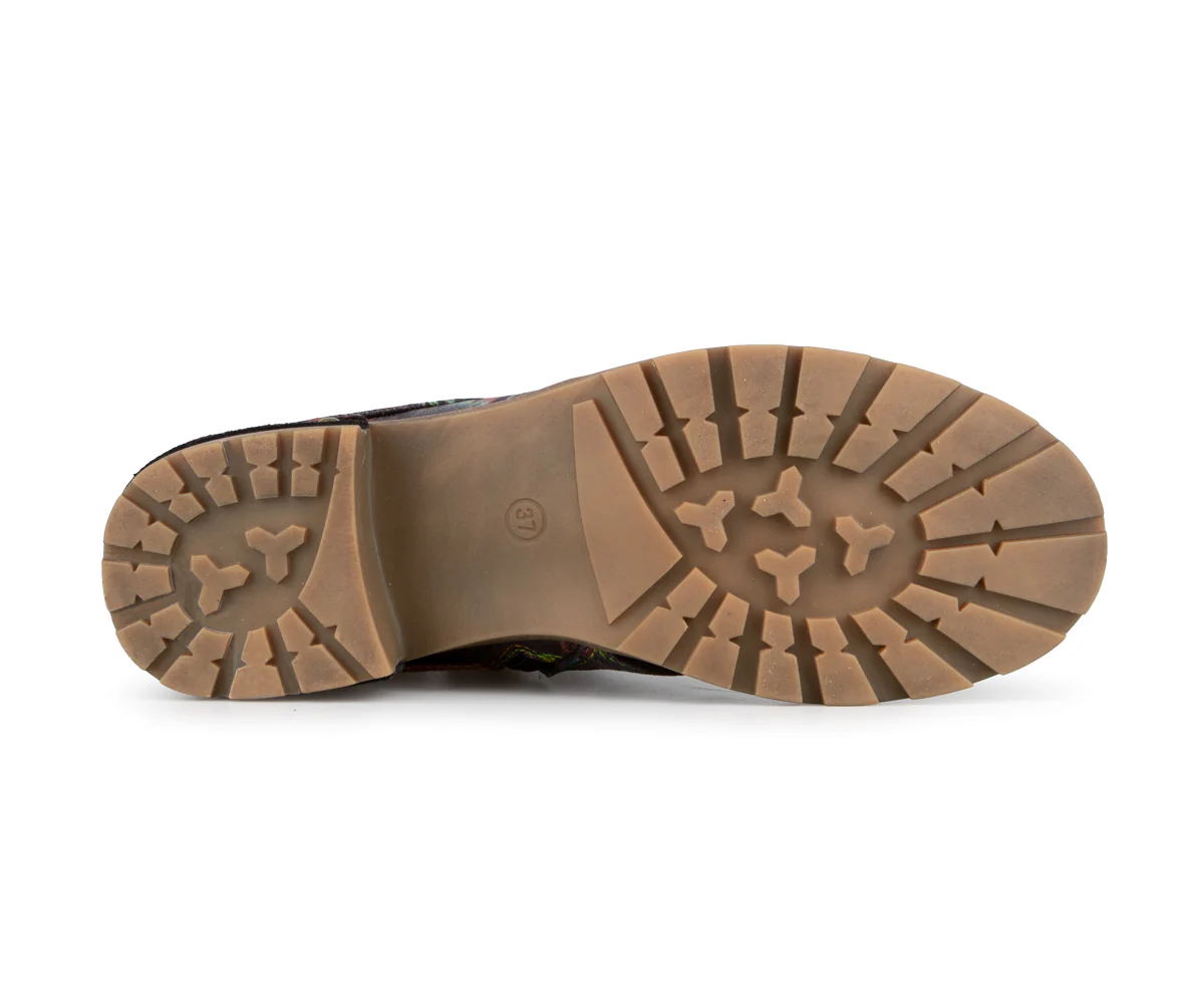 Bottillons en cuir imprimé Laura Vita pour femmes - PIONERO - Image 7