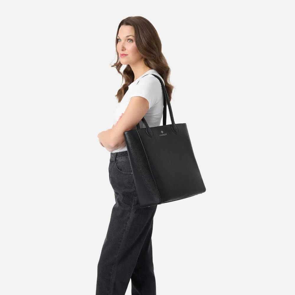 Sac fourre-tout en cuir végan Lambert pour femmes - SAC TOTE CLAIRE - Image 2