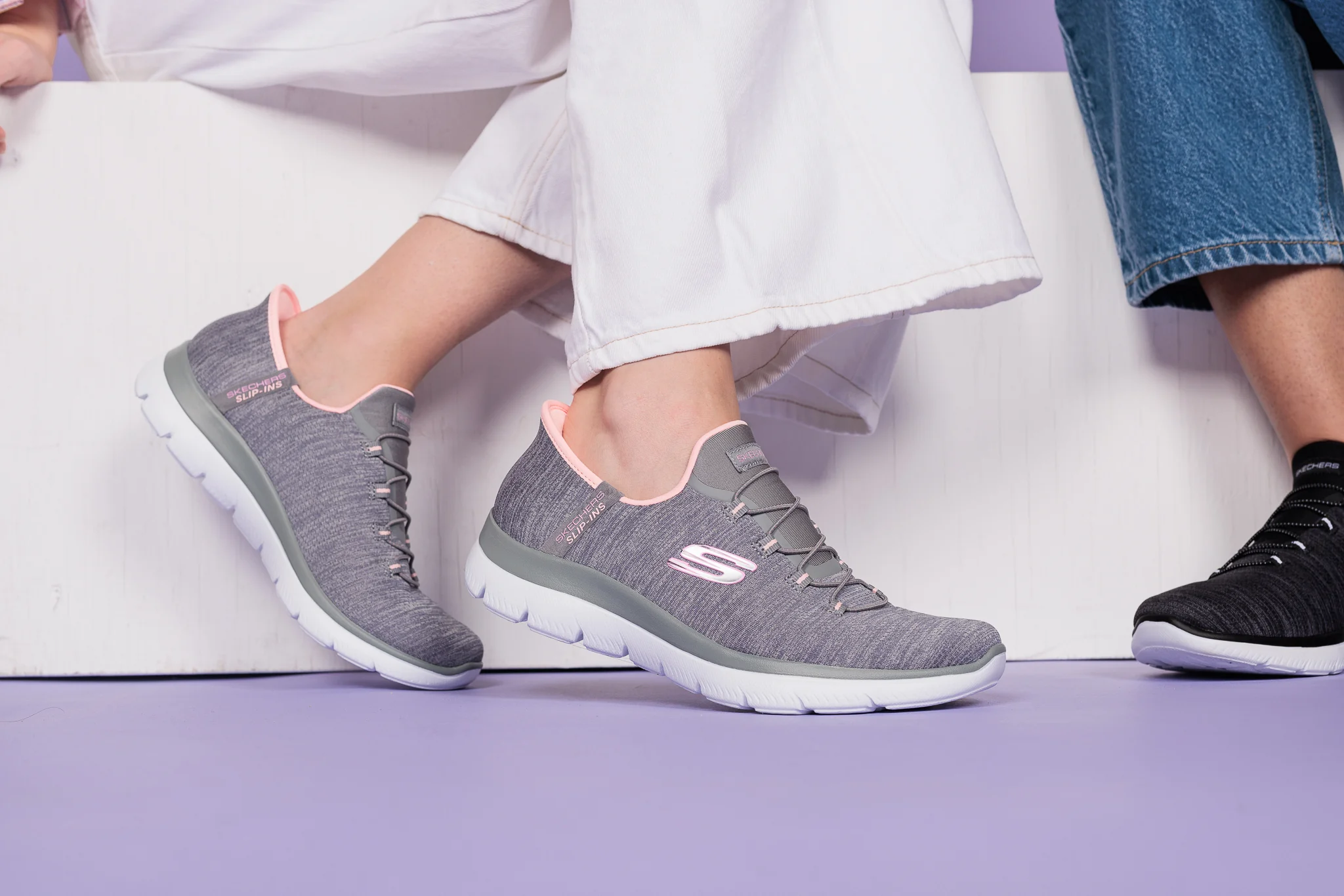 Souliers à enfiler Skechers pour femmes - SK SLIP-INS SUMMITS EVERYDAY - Image 3