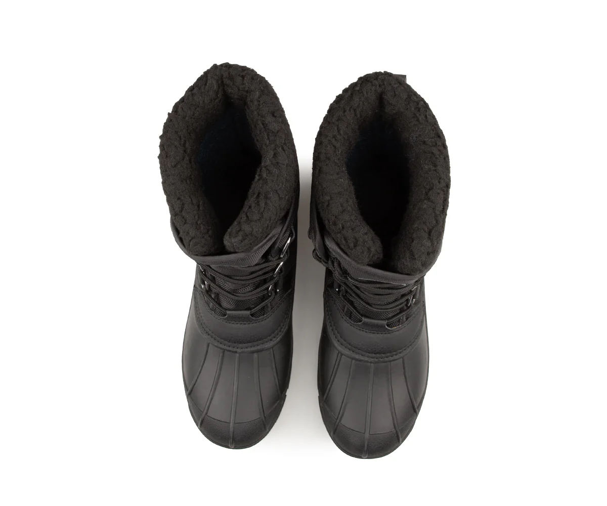 Bottes d'hiver noires Blue Rocky pour hommes - Snowman felt - Image 14