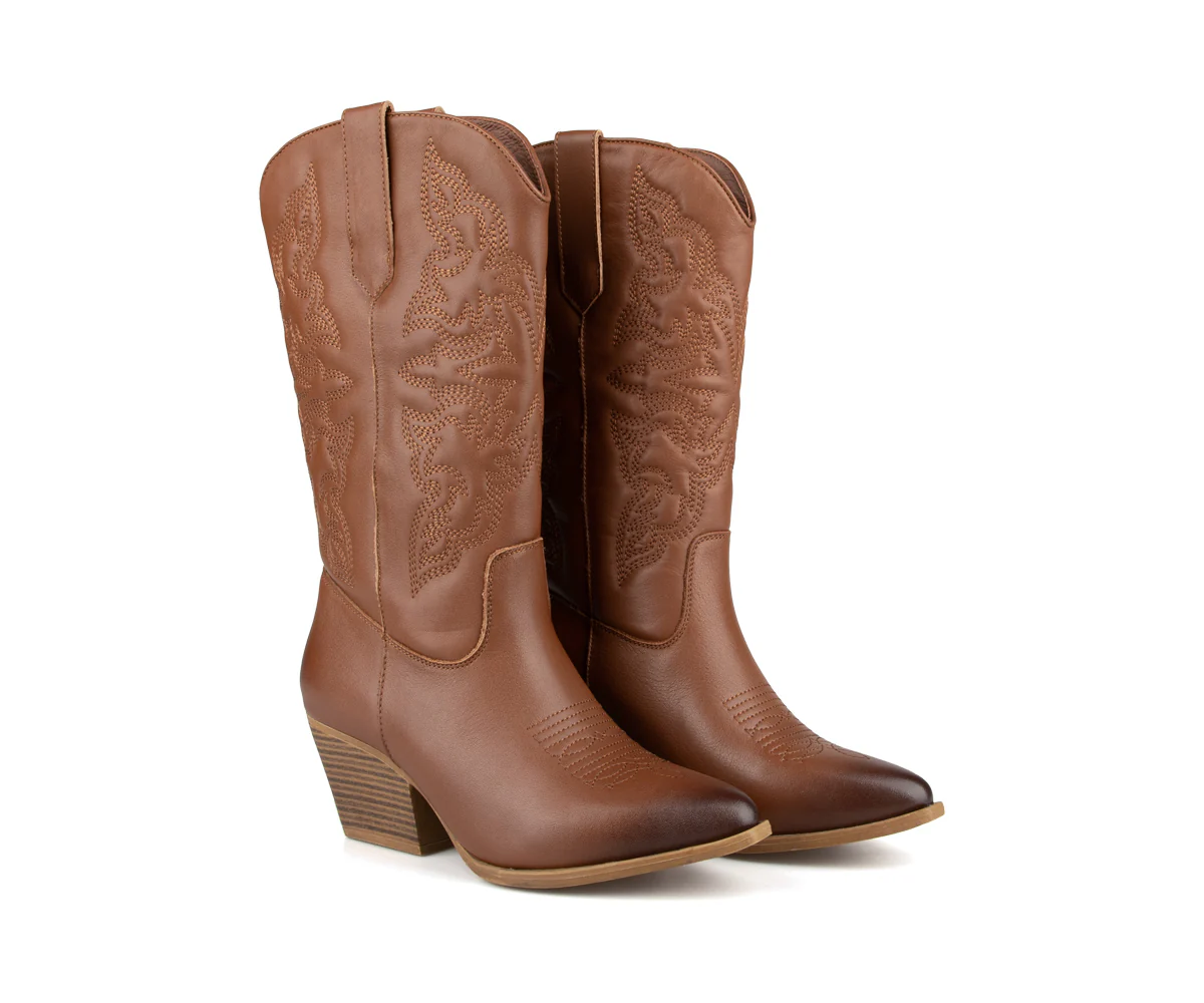 Bottes western mi-mollet West Way pour femmes - TOMBSTONE - Image 6