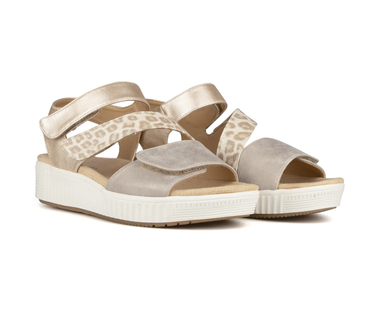 Sandales à talon compensé Alberto pour femmes - TORIFINA - Image 13
