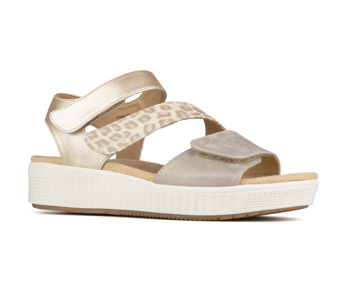 Sandales à talon compensé Alberto pour femmes - TORIFINA - Image 8