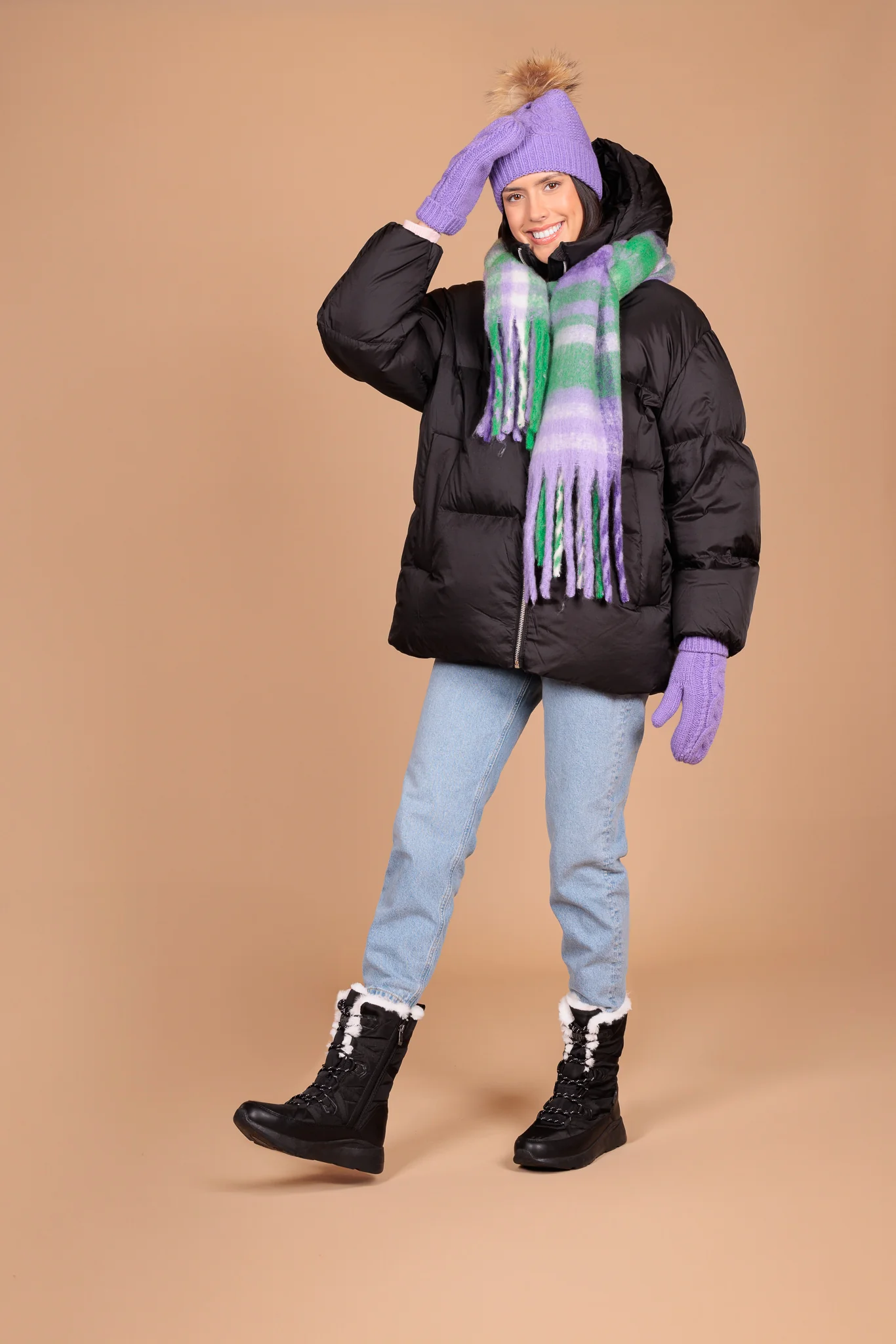 Tuque colorée Alberto pour femmes - TULIA - Image 6