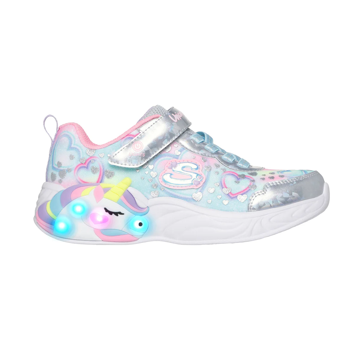 Souliers Skechers lumineux pour filles - UNICORN DREAM - Image 6
