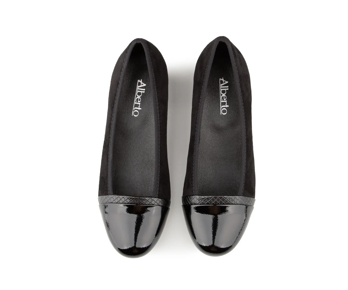Souliers noir Alberto pour femmes - WENLYN - Image 7