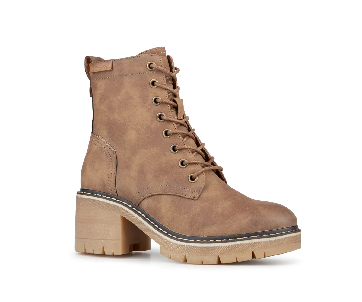 Bottillons à talon bloc Alberto pour femmes - WOIXIE