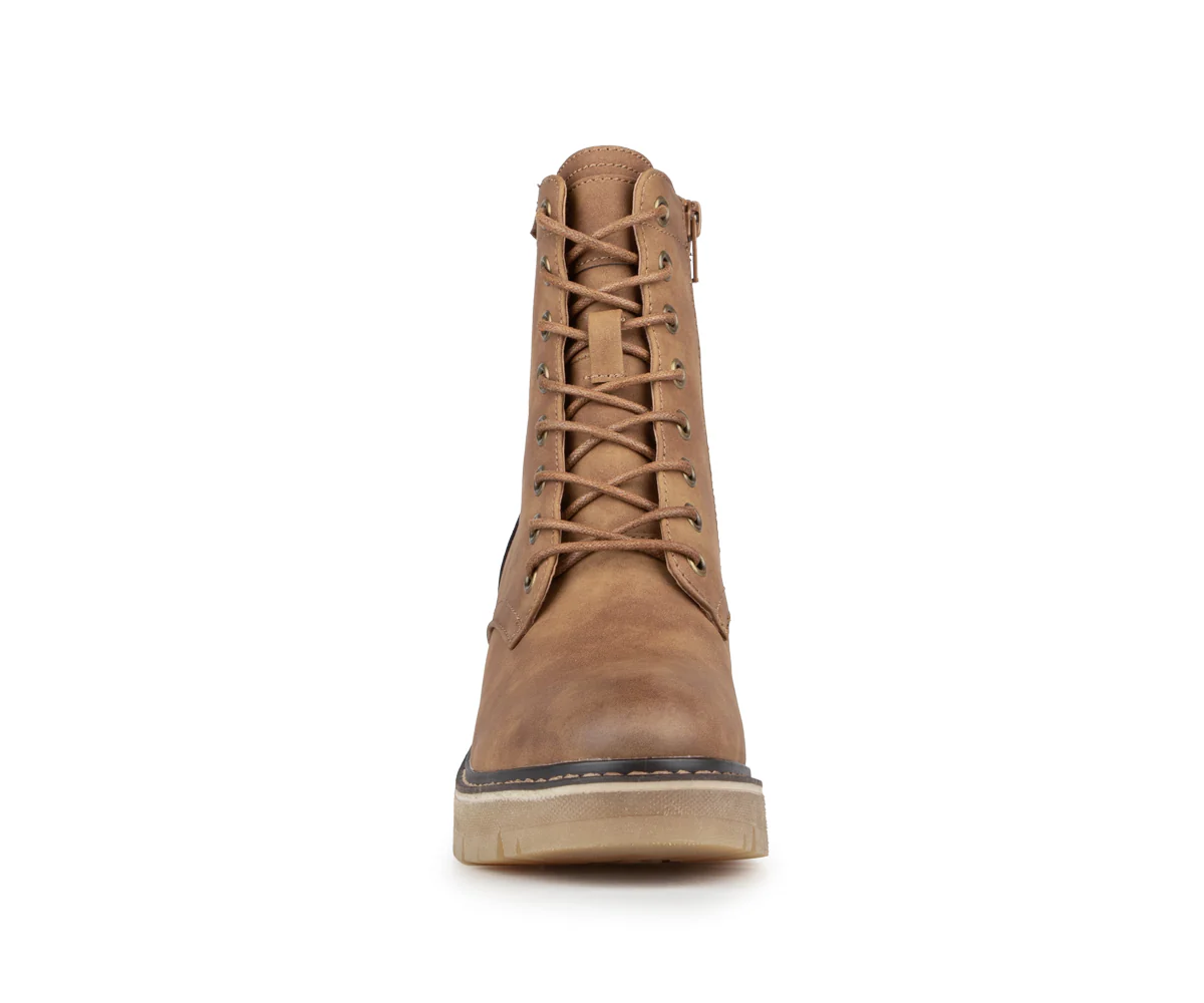 Bottillons à talon bloc Alberto pour femmes - WOIXIE - Image 2