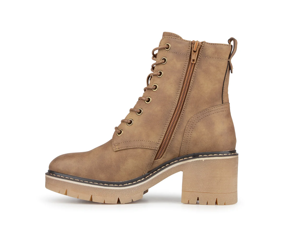 Bottillons à talon bloc Alberto pour femmes - WOIXIE - Image 3